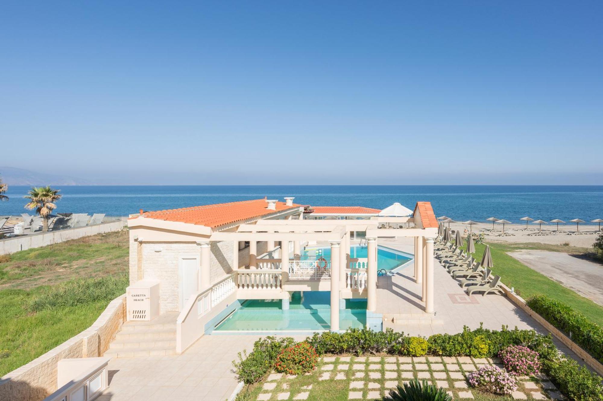 Hotel Caretta Beach Gerani  ภายนอก รูปภาพ